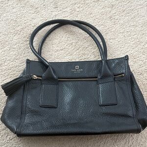 Kate Spade Southpost Avenue Black Leather Satchel